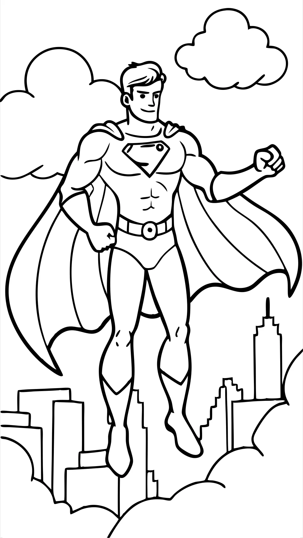 super man coloring pages